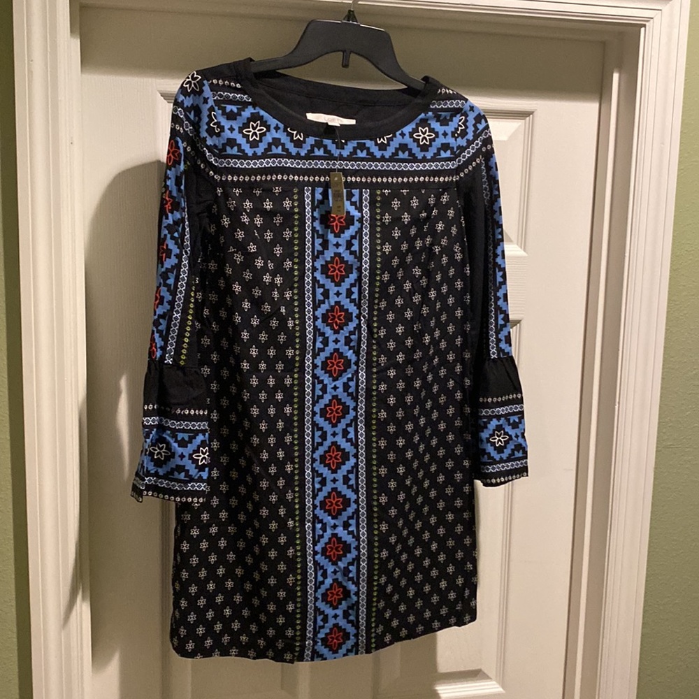 NWT…Brand New Loft Dress with Bell Sleeves Size XSP - Picture 1 of 4